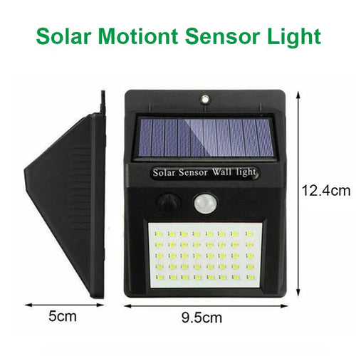 Apliques solares con sensor NNEOBA · 2 unidades