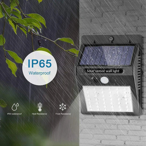Apliques solares con sensor NNEOBA · 2 unidades