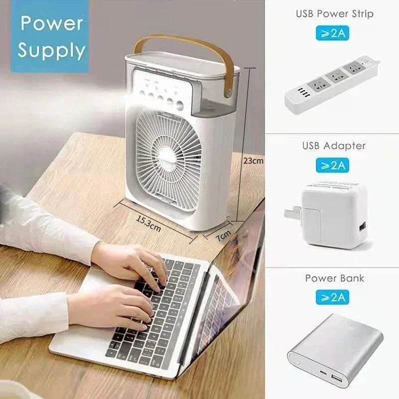 Multifunctional Mini Humidification Fan