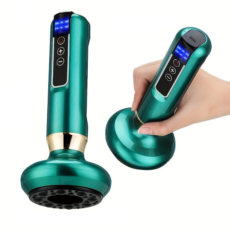 Herramienta de masaje Gua Sha recargable por USB de 6 velocidades