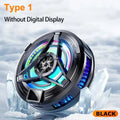 SL17 Magnetic Phones Cooler Back-Clip 2 in 1 Game Cooler Semiconductor Fast Phone Cooling Fan for IOS Android Phone